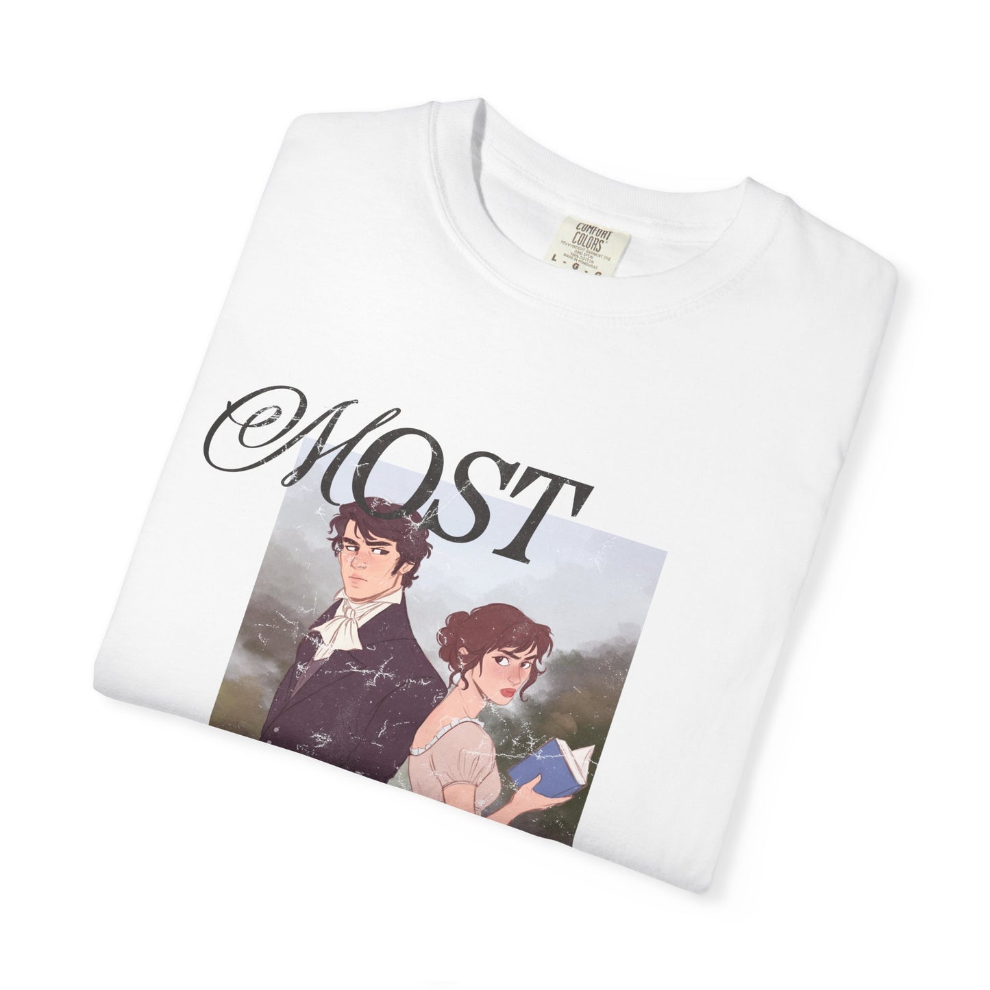 Pride and Prejudice - COMFORT COLORS Graphic Tee | Elizabeth Bennet & Mr. Darcy, Jane Austen, Bookish Merch