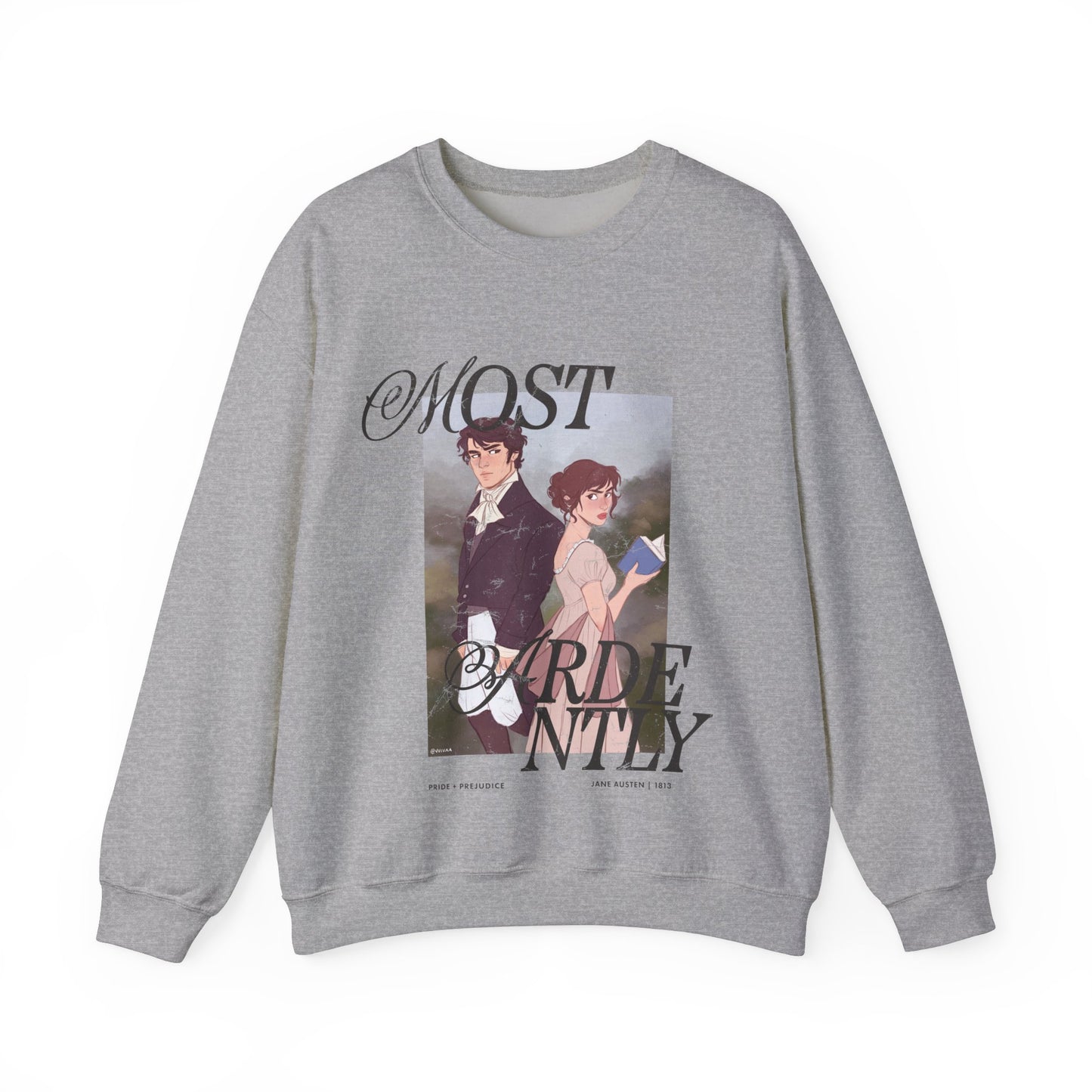 Pride and Prejudice - Elizabeth Bennet & Mr. Darcy - Crewneck Sweatshirt