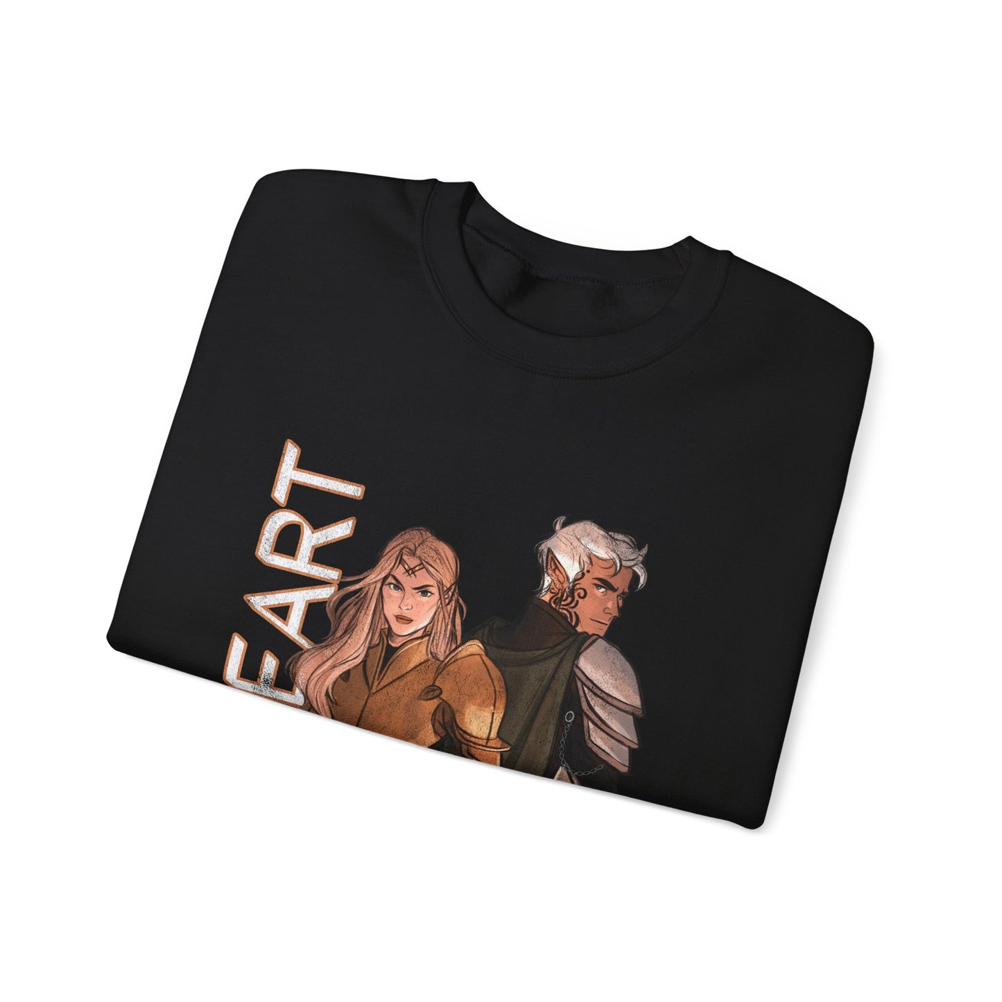 Throne of Glass Crewneck - Aelin and Rowan | Fireheart | Sarah J Maas Officially Licensed Sweatshirt | Bookish Merch | ACOTAR Merch