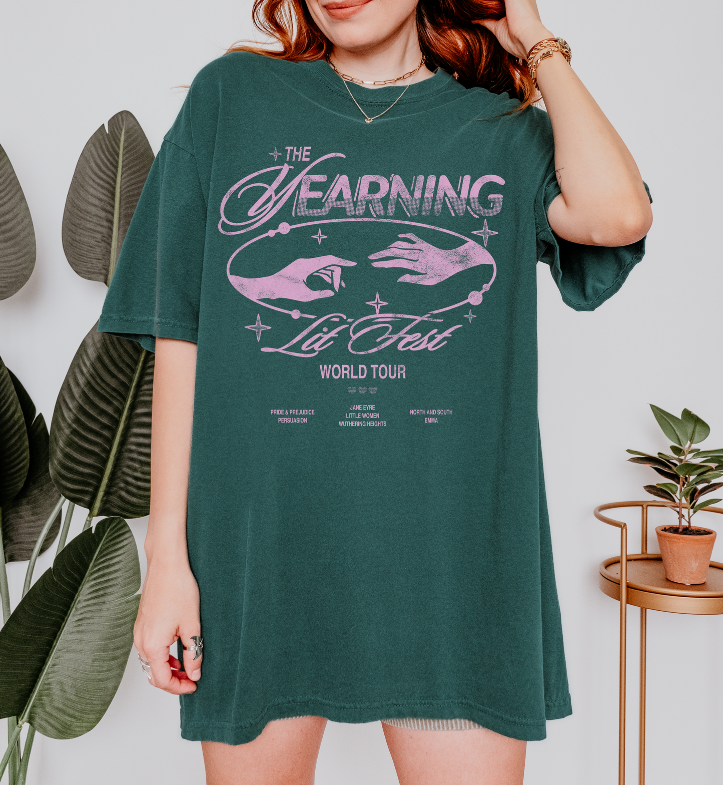 Yearning Lit Festival World Tour Bookish Graphic Tee