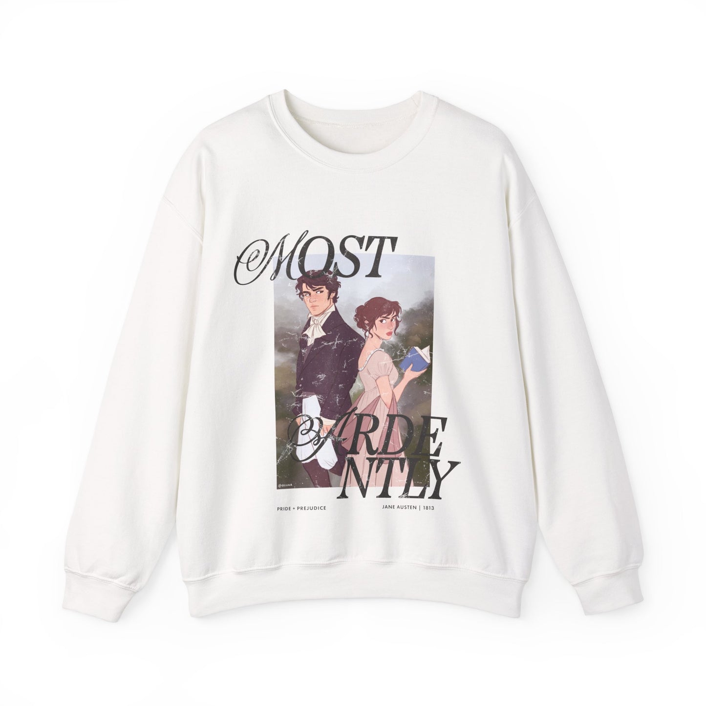 Pride and Prejudice - Elizabeth Bennet & Mr. Darcy - Crewneck Sweatshirt