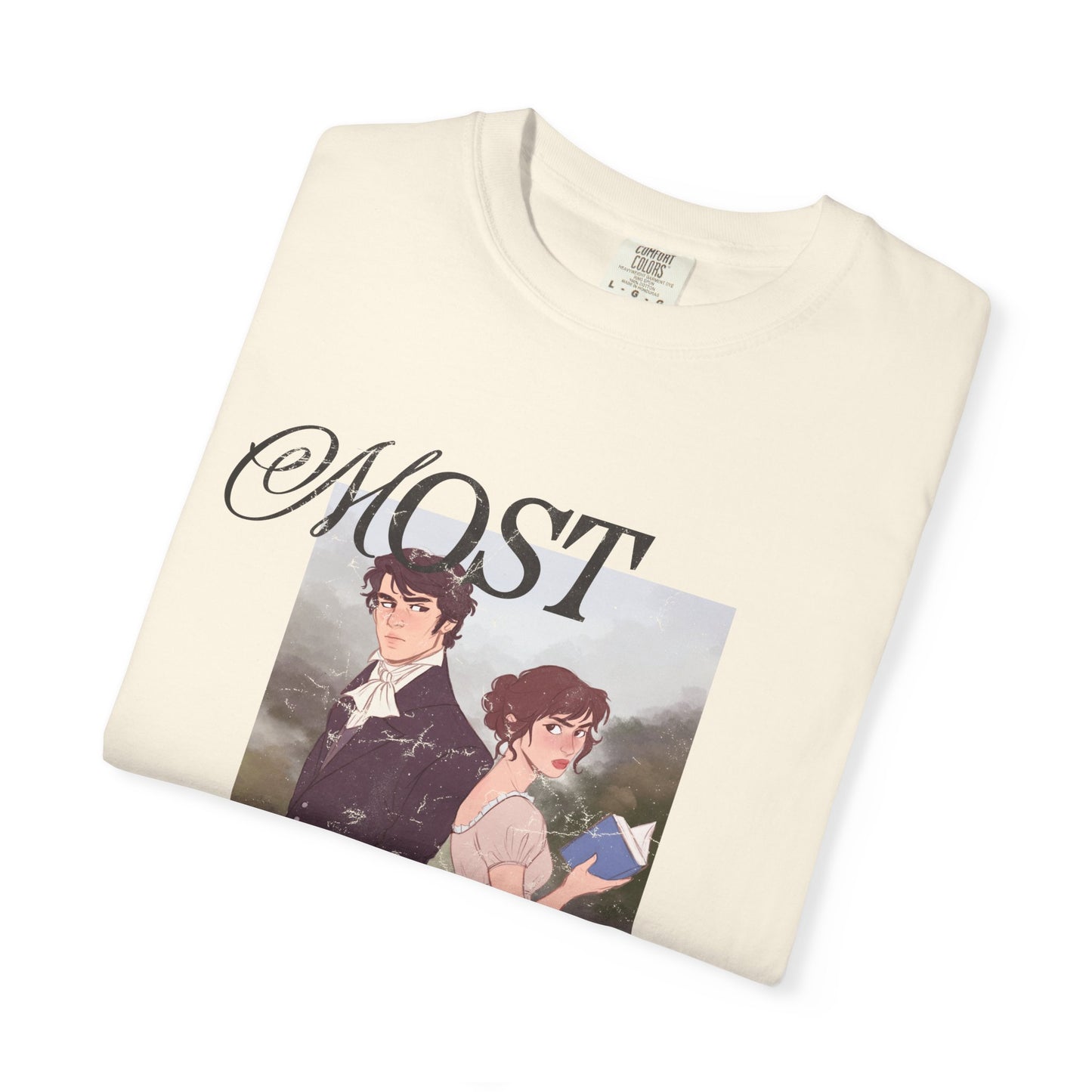 Pride and Prejudice - COMFORT COLORS Graphic Tee | Elizabeth Bennet & Mr. Darcy, Jane Austen, Bookish Merch
