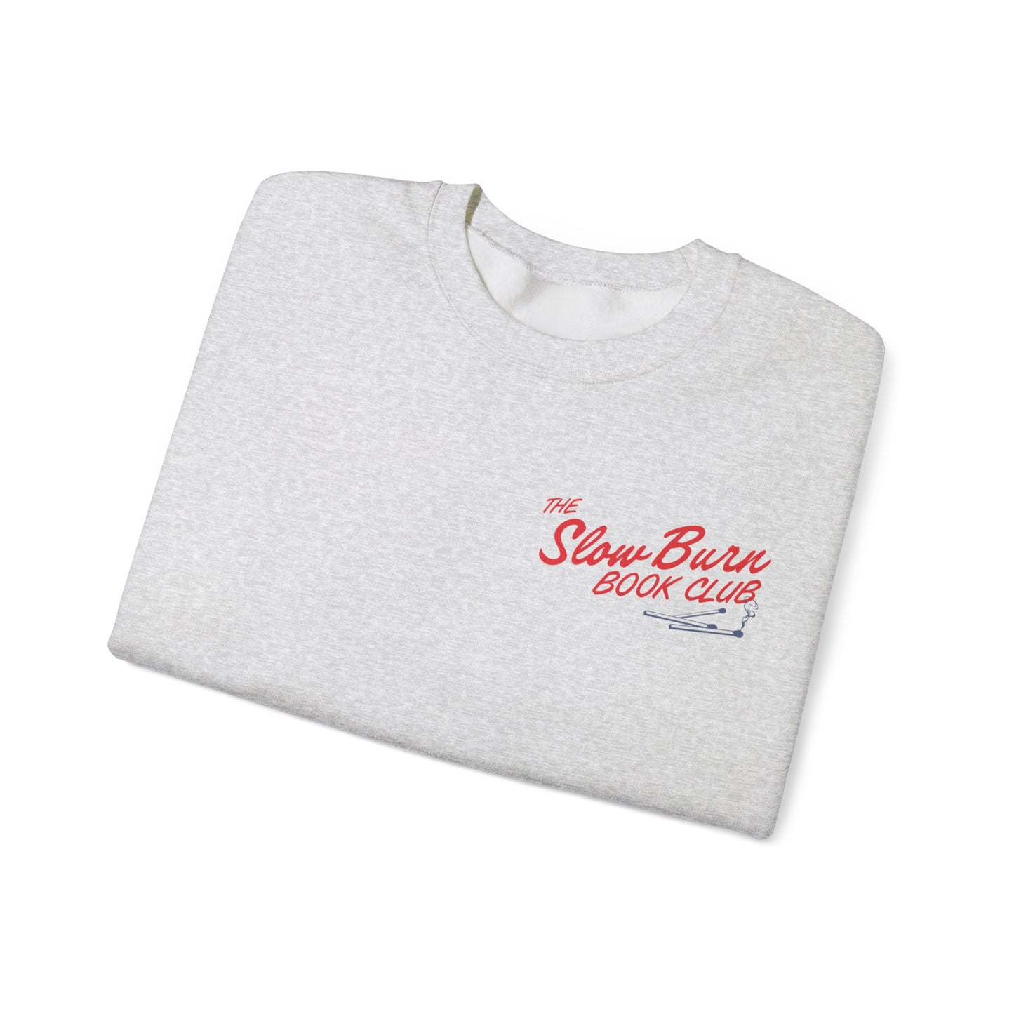 Slow Burn Book Club Sweatshirt Love Is Worth The Wait Book Lovers Romance Readers Cozy Crewneck Book Club Gift