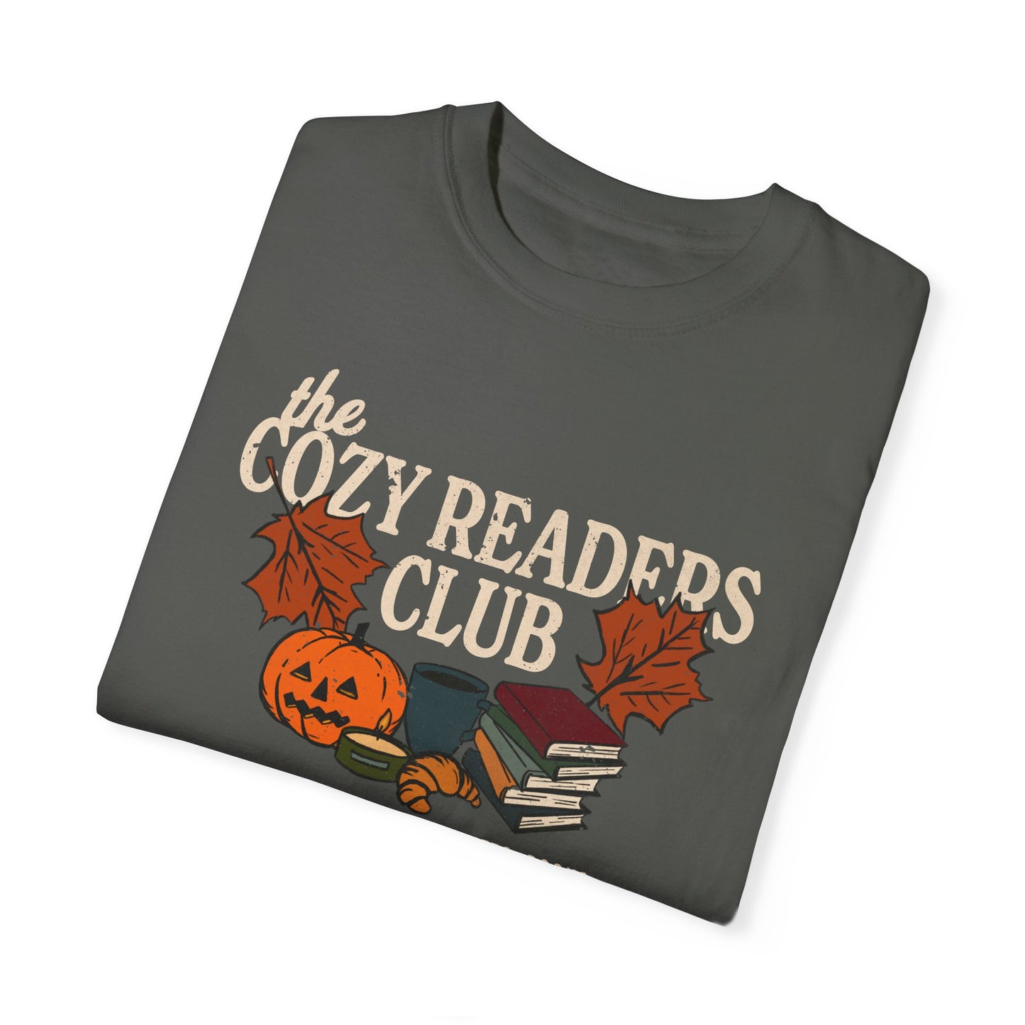 Cozy Readers Club Comfort Colors® Fall Bookish Shirt, Autumn Gift for Book Lovers and Readers