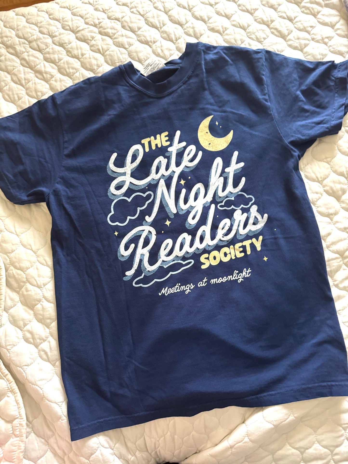 Late Night Readers Society Bookish Graphic Tee