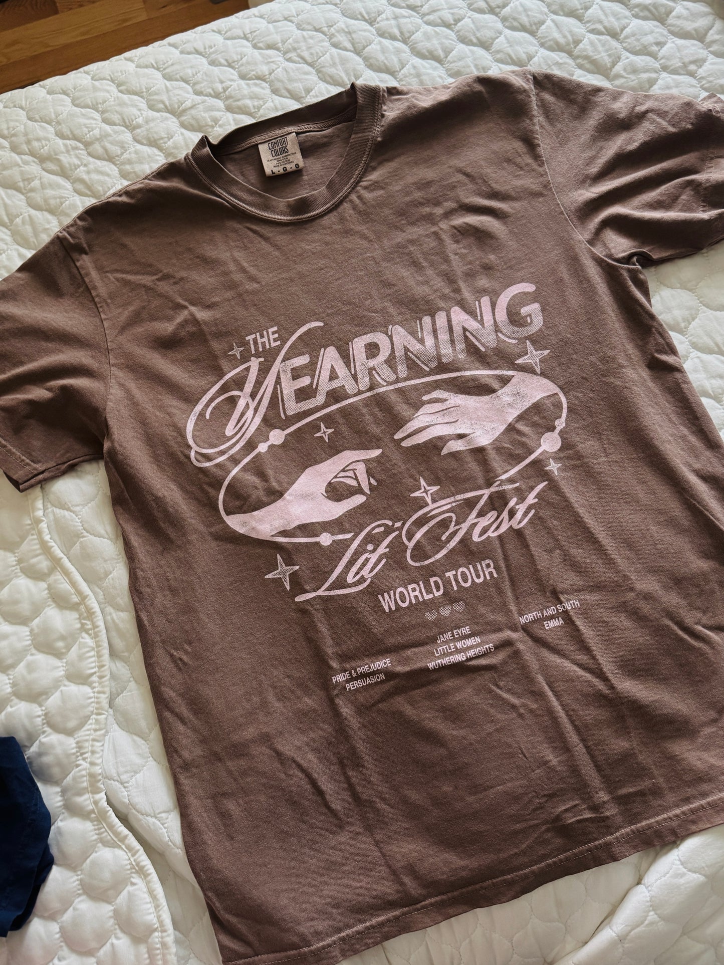 Yearning Lit Festival World Tour Bookish Graphic Tee