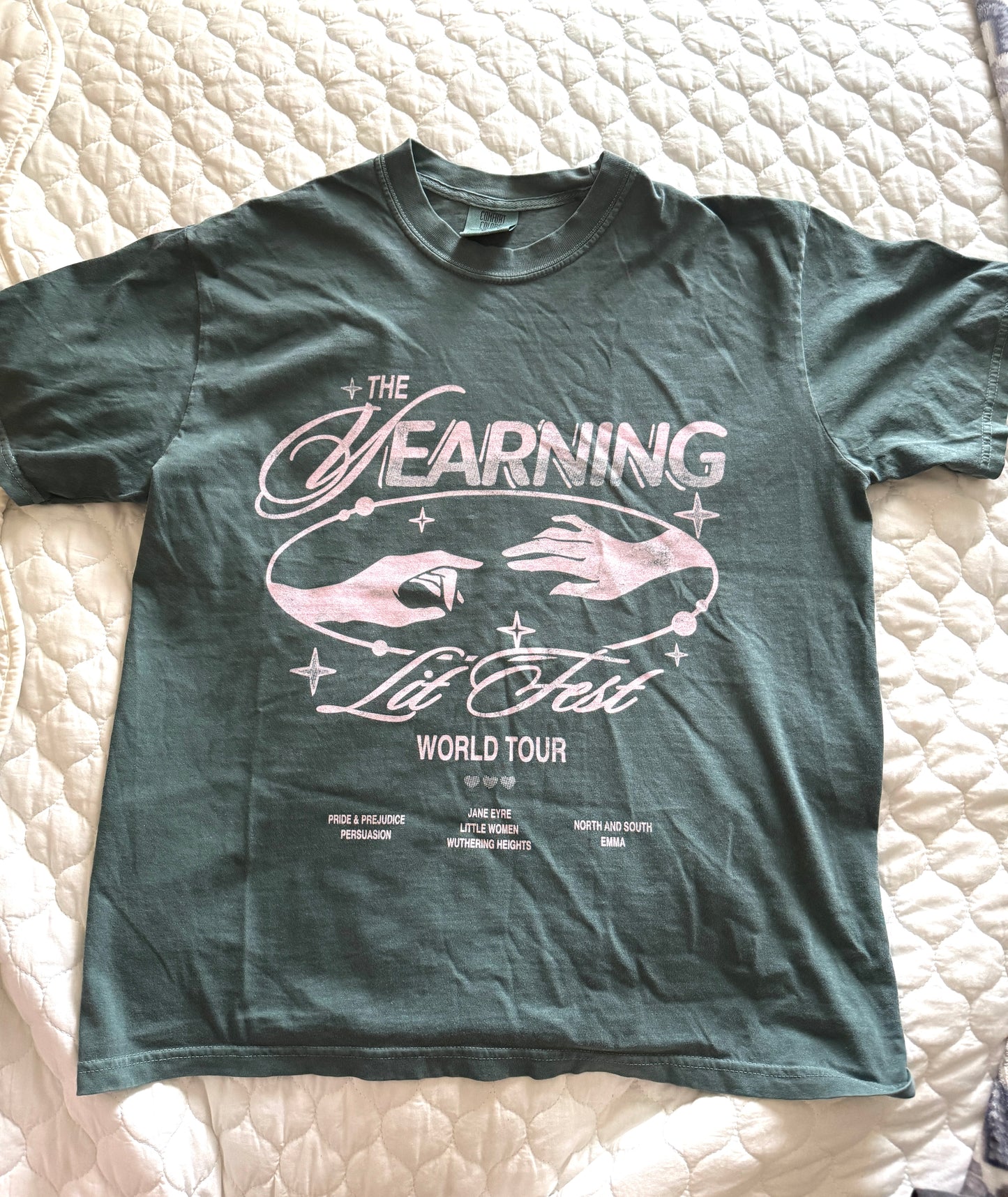 Yearning Lit Festival World Tour Bookish Graphic Tee