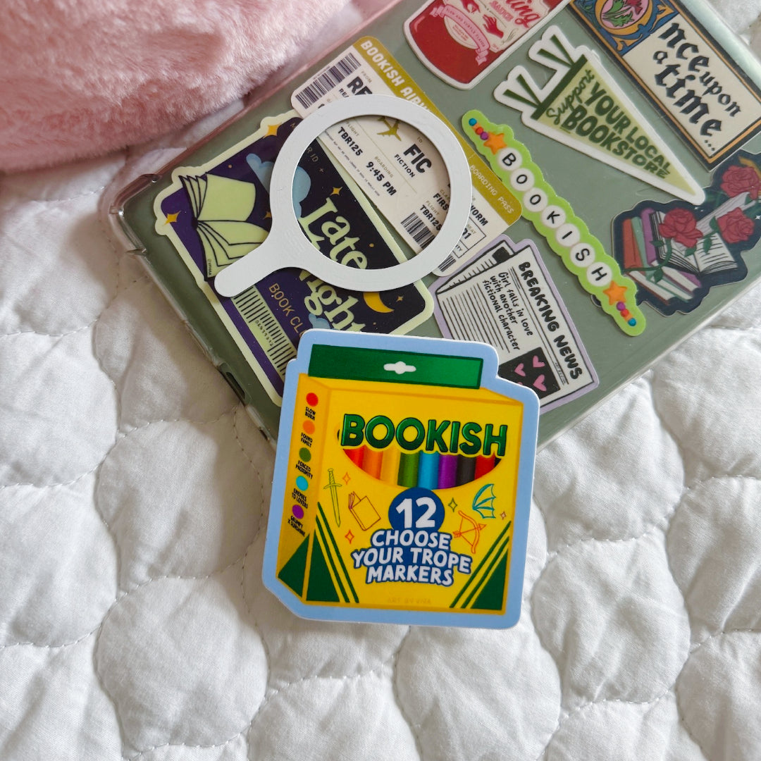 Bookish Trope Markers Kindle Sticker and Book Stickers for Readers