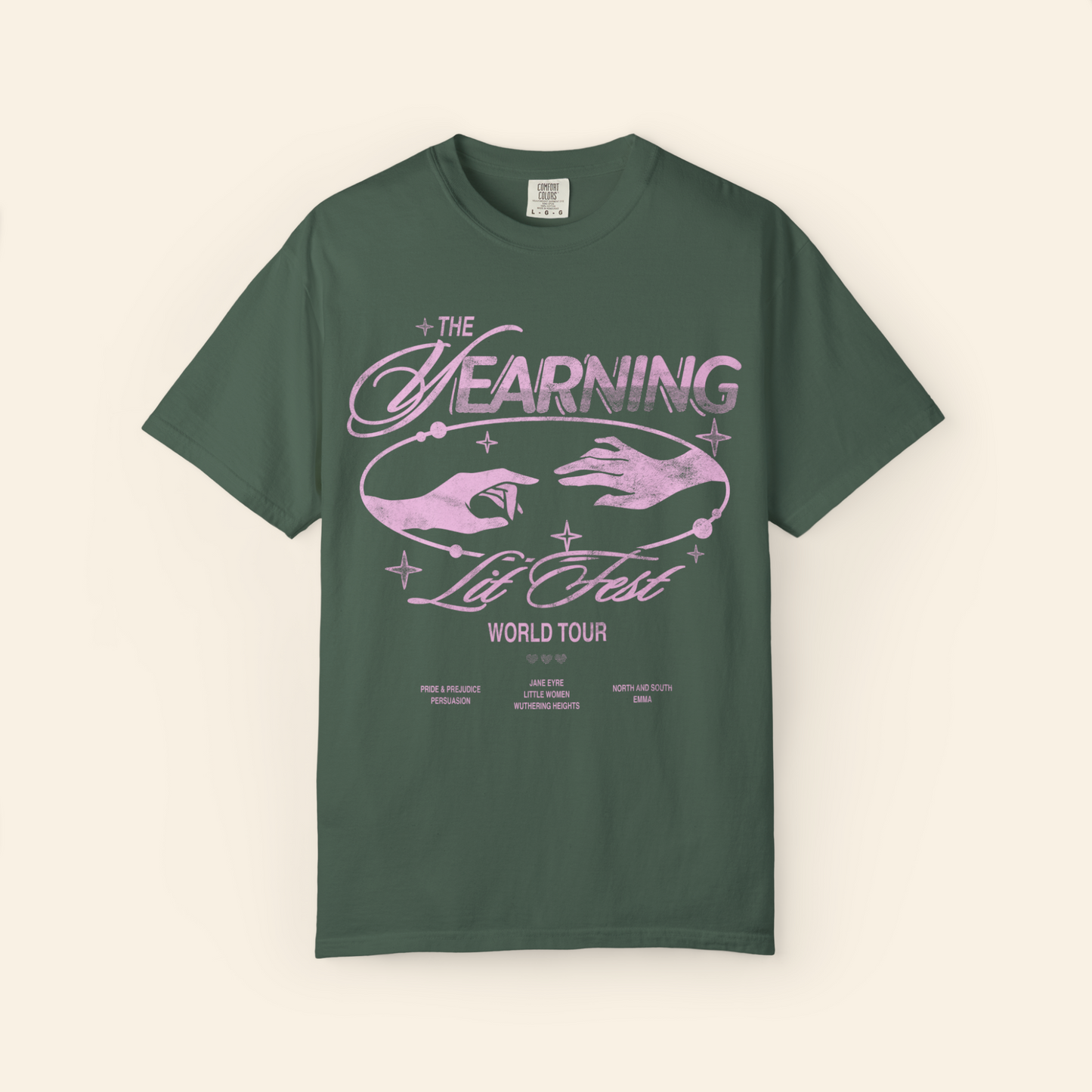 Yearning Lit Festival World Tour Bookish Graphic Tee