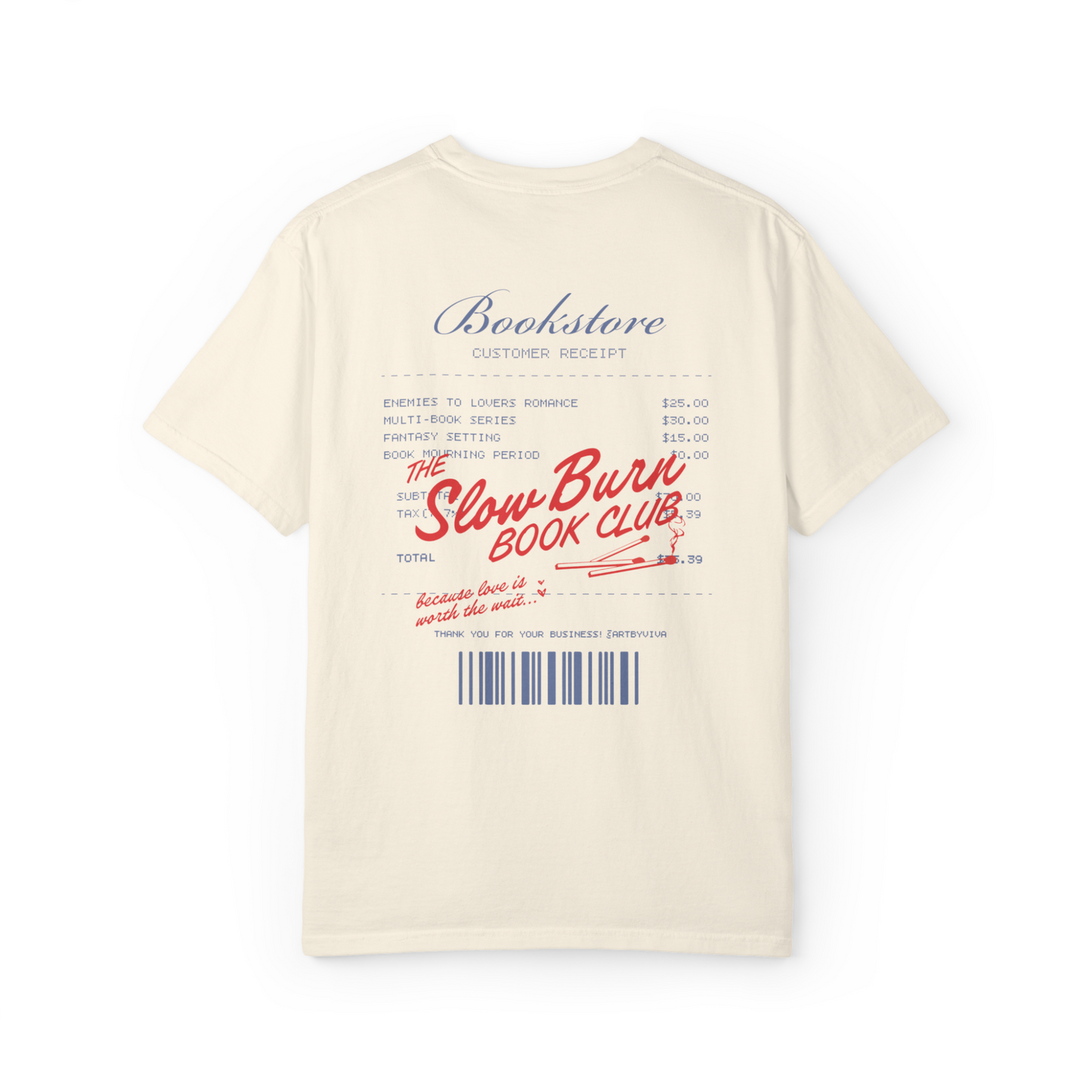 Slow Burn Book Club Comfort Colors Graphic Tee