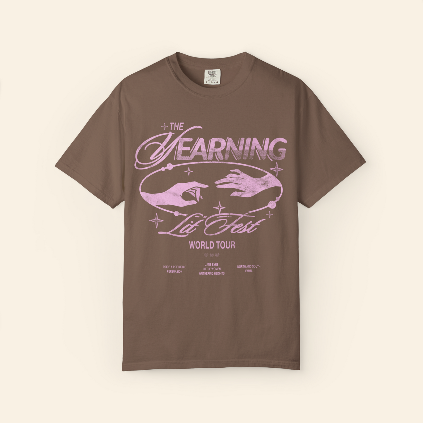 Yearning Lit Festival World Tour Bookish Graphic Tee