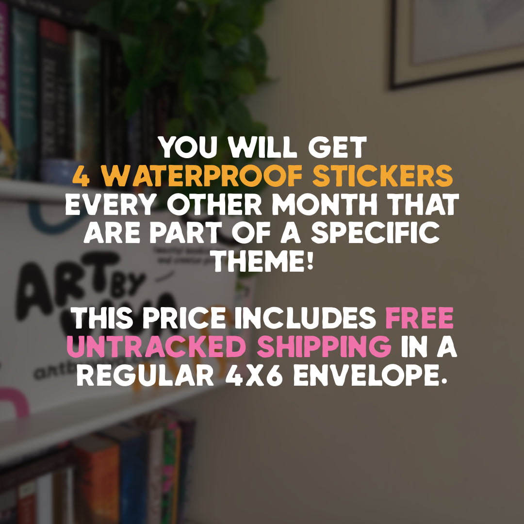 The Bi-Monthly Bookish Sticker Club