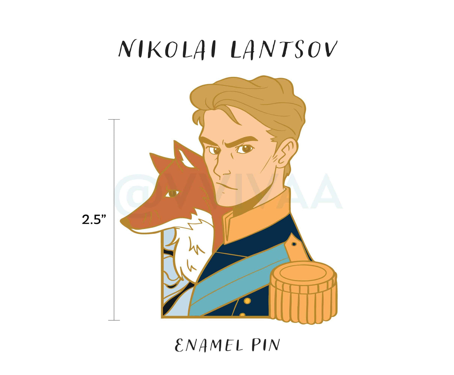 Nikolai Lantsov - Inspired Enamel Pin