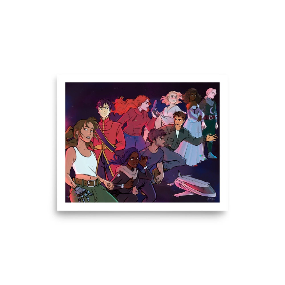 The Rampion Crew - The Lunar Chronicles Art Print