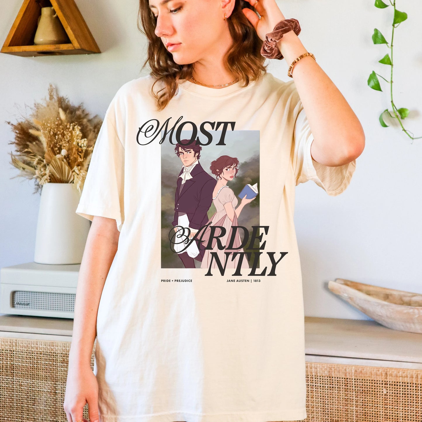 Pride and Prejudice - COMFORT COLORS Graphic Tee | Elizabeth Bennet & Mr. Darcy, Jane Austen, Bookish Merch