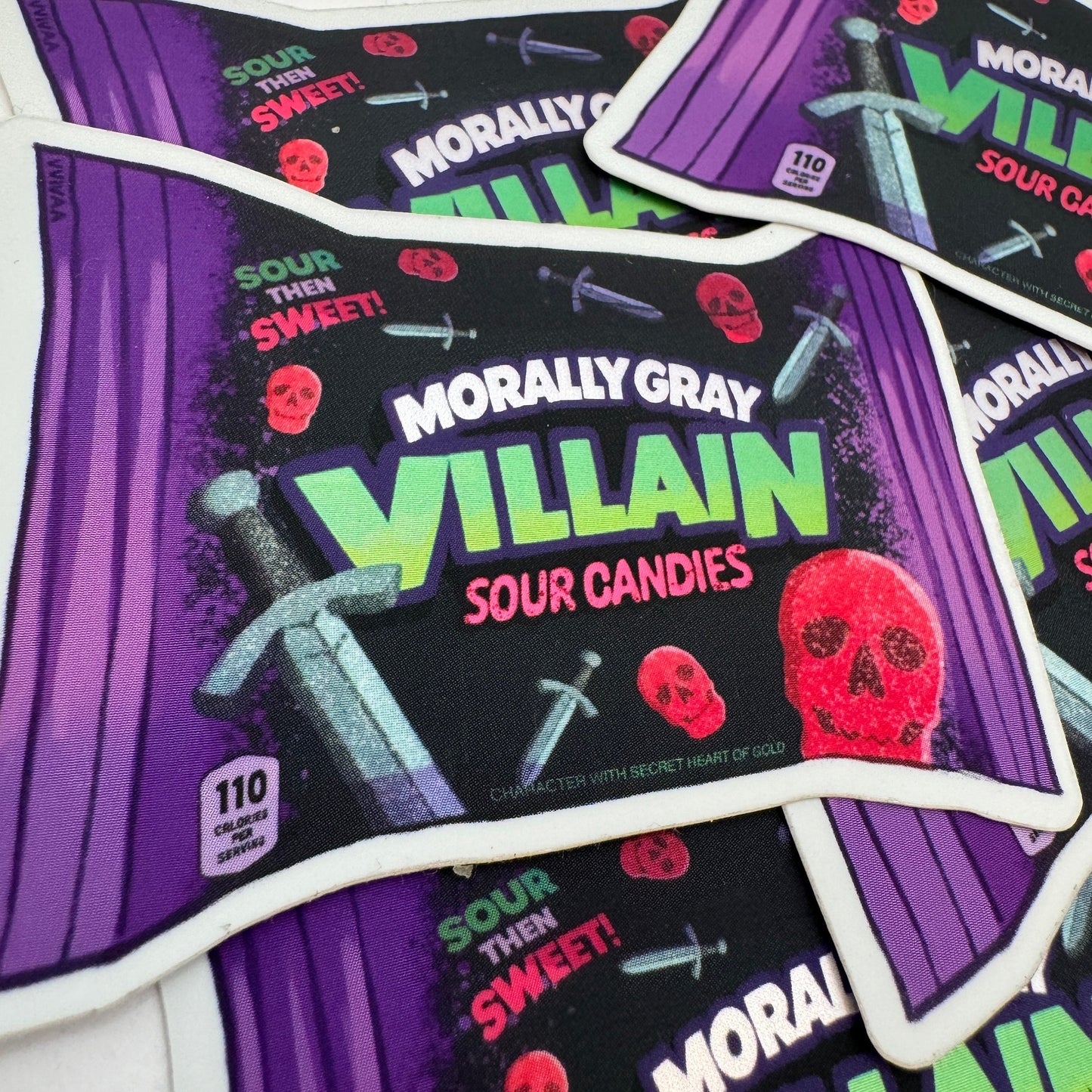 Morally Gray Villain Candy - Soft Matte Kindle Sticker for Villain Lovers