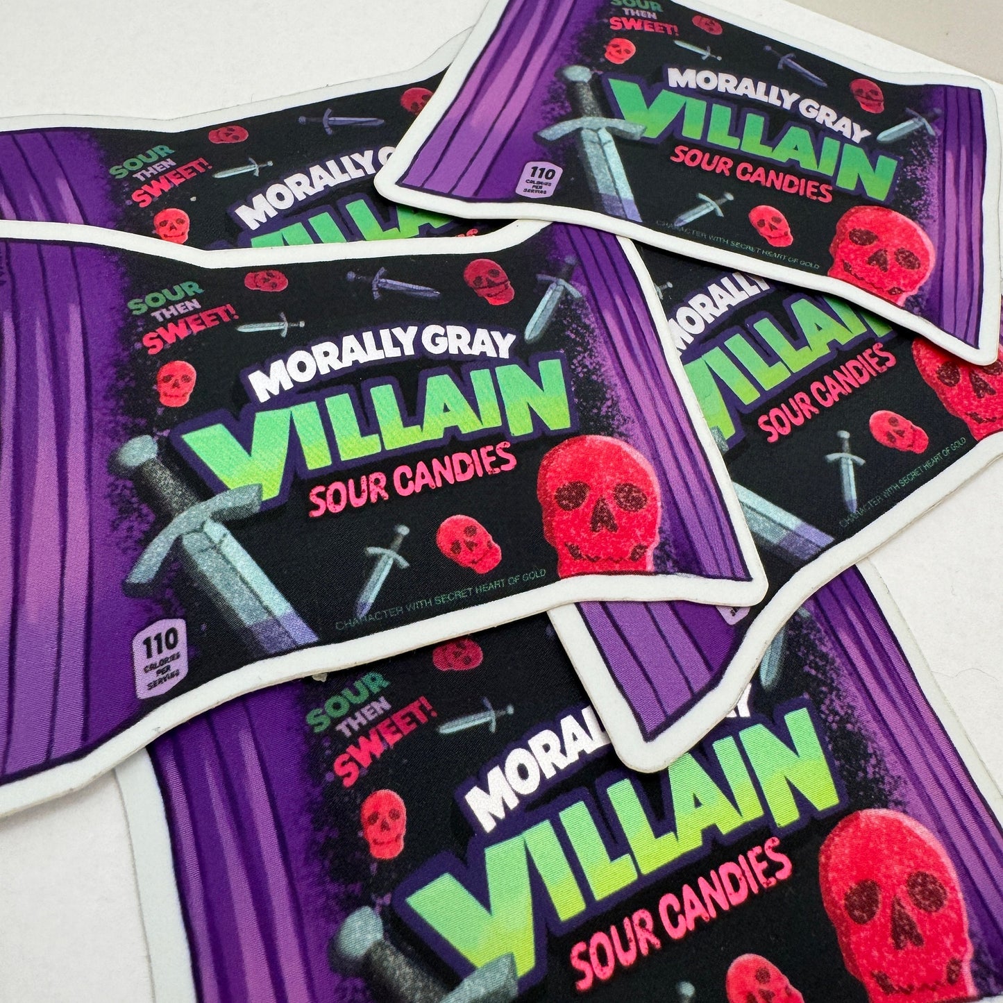 Morally Gray Villain Candy - Soft Matte Kindle Sticker for Villain Lovers