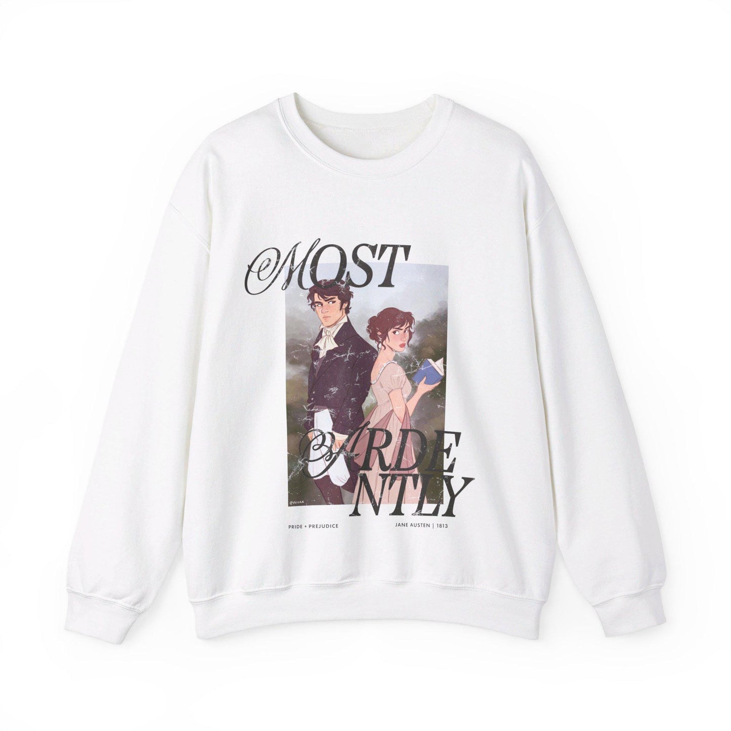 Pride and Prejudice - Elizabeth Bennet & Mr. Darcy - Crewneck Sweatshirt