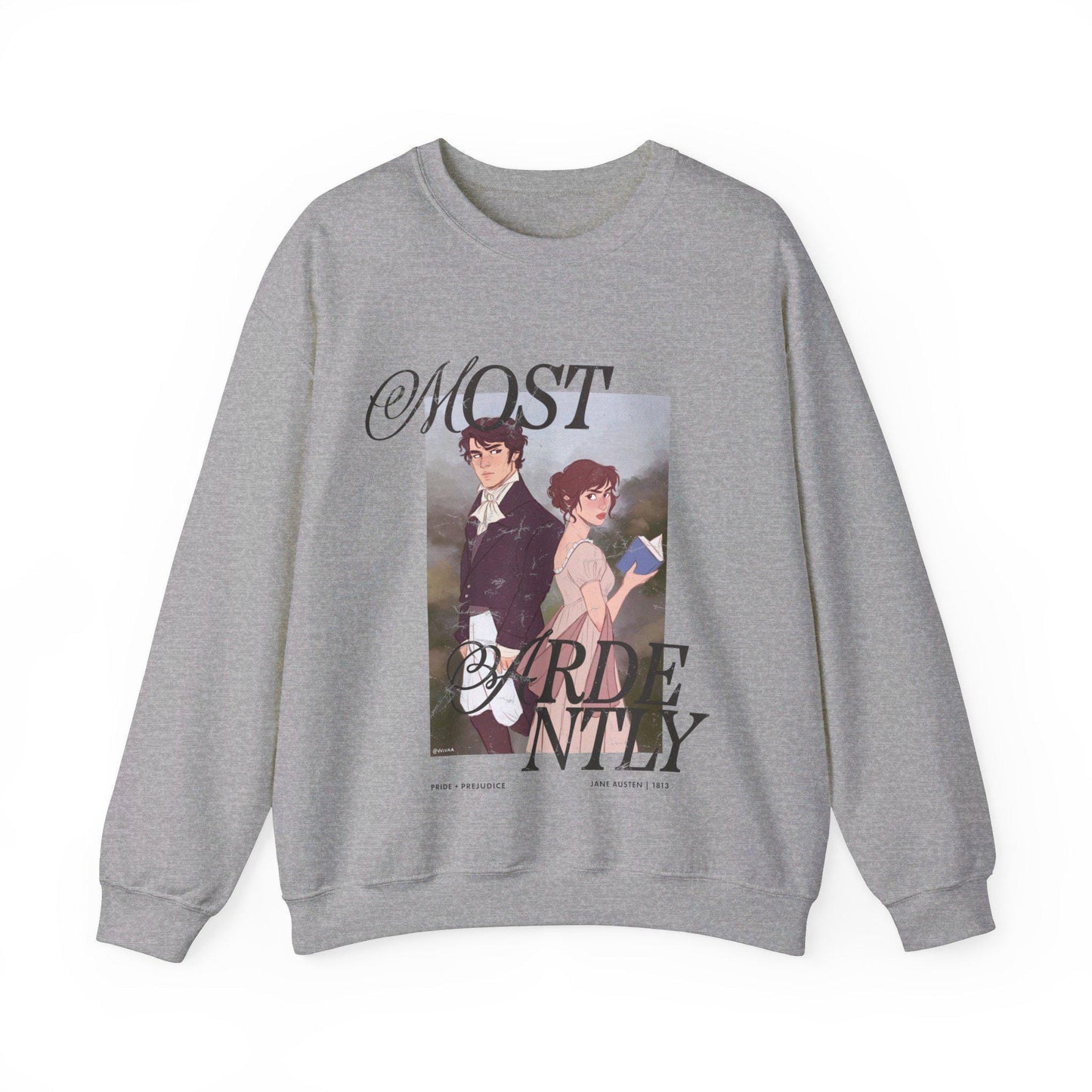 Pride and Prejudice - Elizabeth Bennet & Mr. Darcy - Crewneck Sweatshirt