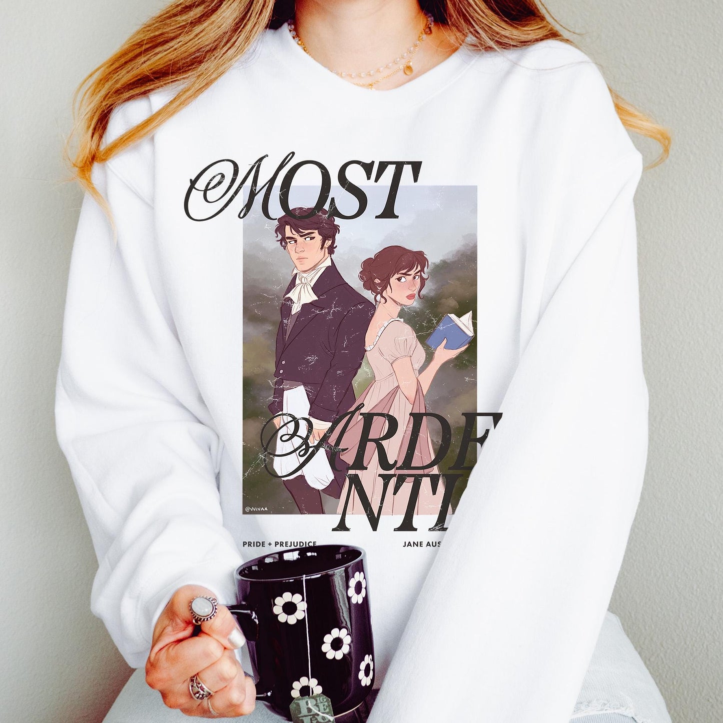 Pride and Prejudice - Elizabeth Bennet & Mr. Darcy - Crewneck Sweatshirt