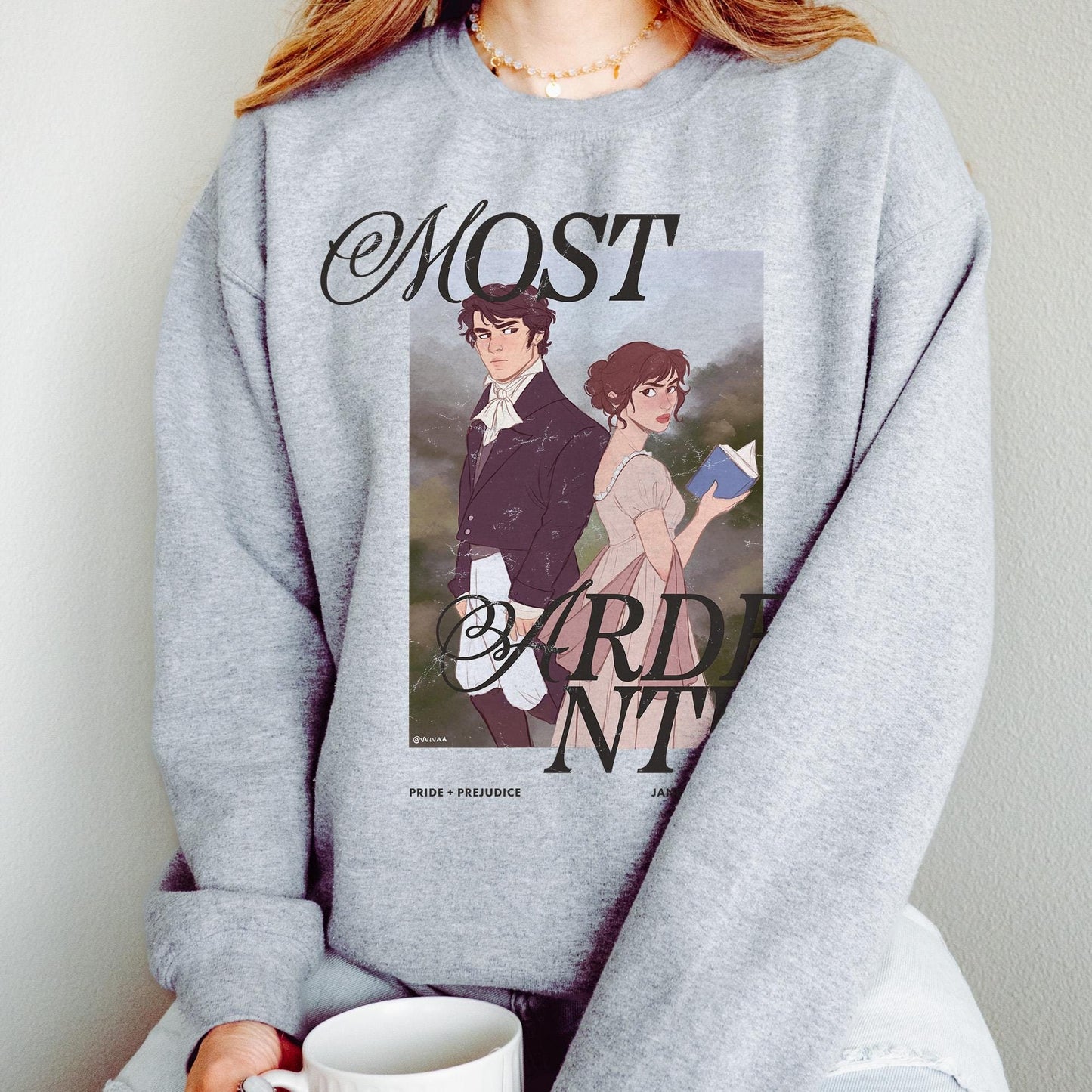 Pride and Prejudice - Elizabeth Bennet & Mr. Darcy - Crewneck Sweatshirt