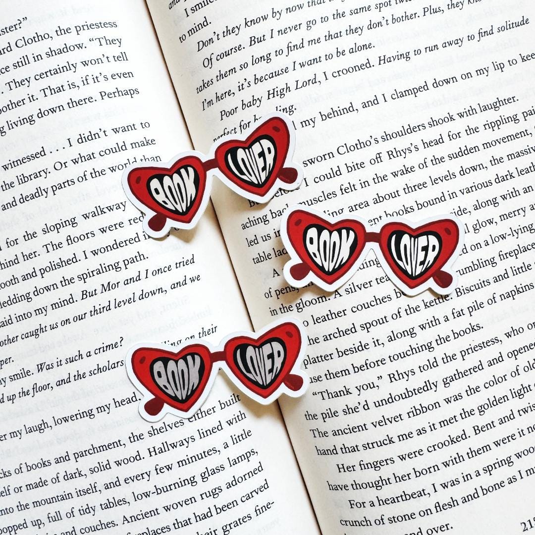 Book Lover Matte Kindle Stickers for Readers