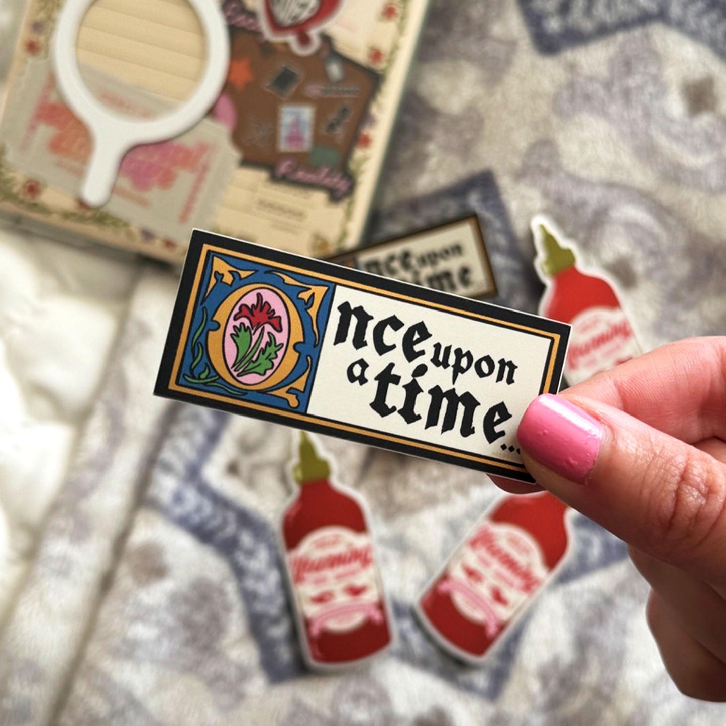 Once Upon a Time Fairytale Castlecore Romance Bookish Sticker
