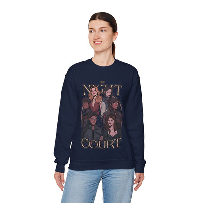 A Court of Thorns and Roses - The Night Court - Heavy Blend Crewneck Sweatshirt