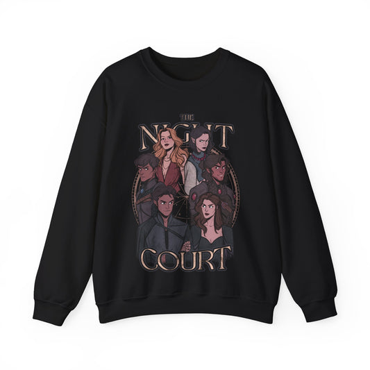 A Court of Thorns and Roses - The Night Court - Heavy Blend Crewneck Sweatshirt