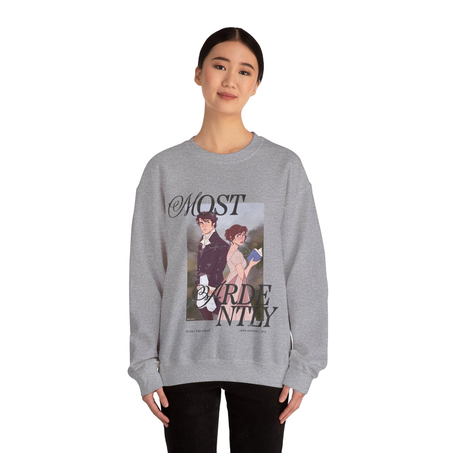 Pride and Prejudice - Elizabeth Bennet & Mr. Darcy - Crewneck Sweatshirt