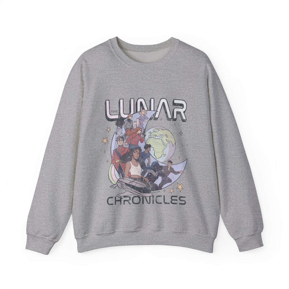 The Lunar Chronicles - Heavy Blend Crewneck Sweatshirt