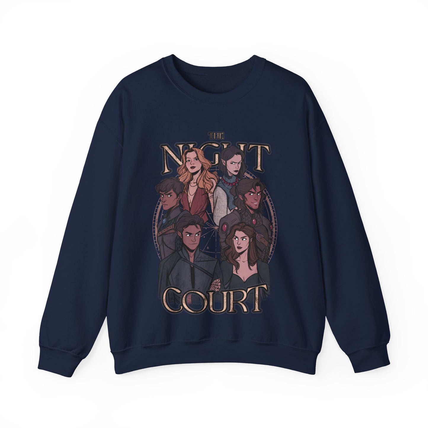 A Court of Thorns and Roses - The Night Court - Heavy Blend Crewneck Sweatshirt