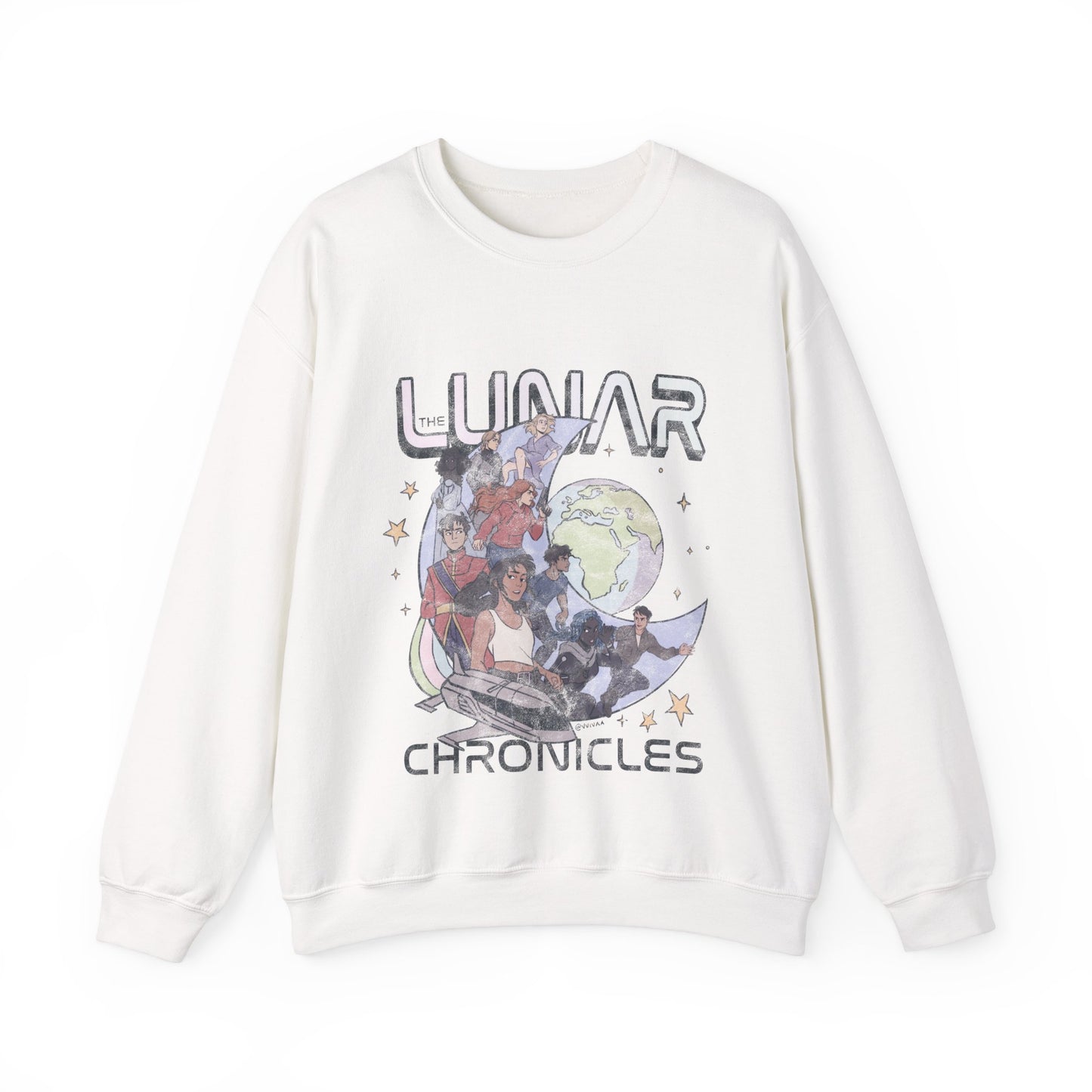 The Lunar Chronicles - Heavy Blend Crewneck Sweatshirt