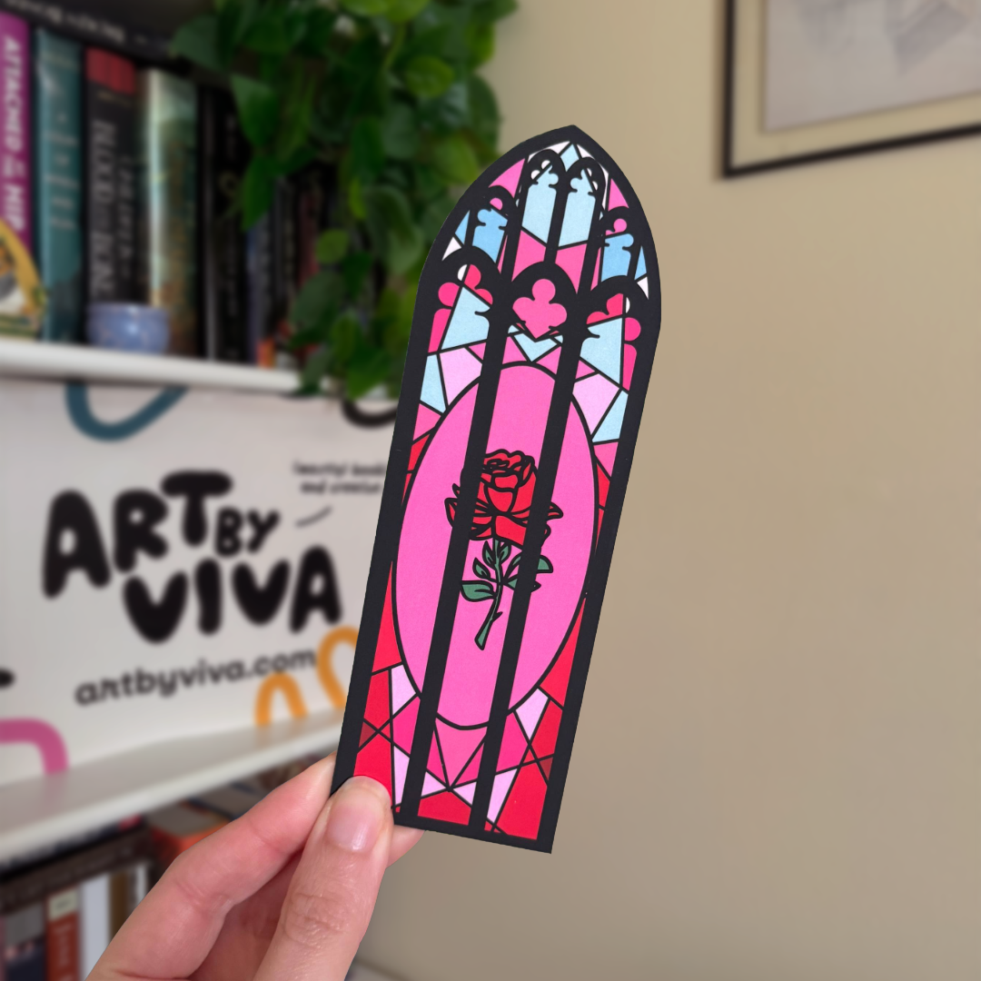 Stained Glass Bookish Soft Matte Bookmark
