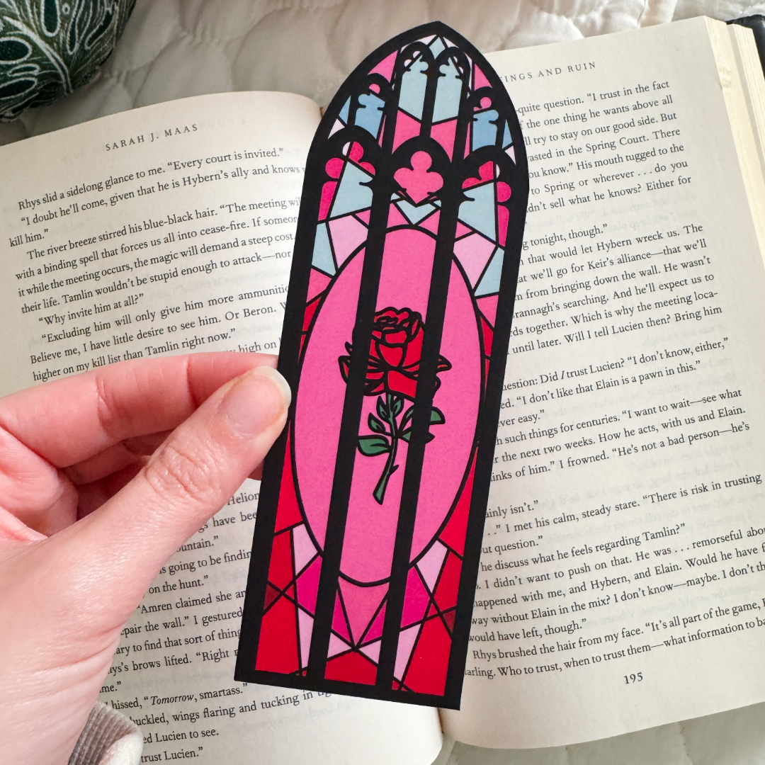 Stained Glass Bookish Soft Matte Bookmark