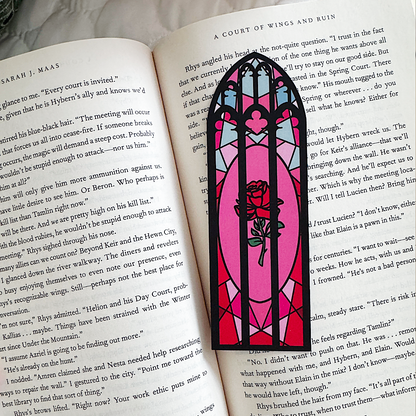 Stained Glass Bookish Soft Matte Bookmark
