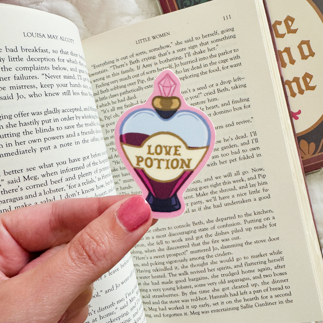 Love Potion Bookish Kindle Sticker