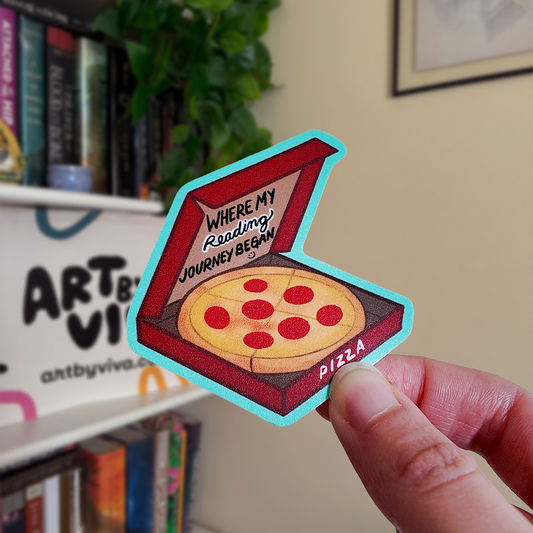 Early 2000's Reading Challenge Bookish Kindle Sticker