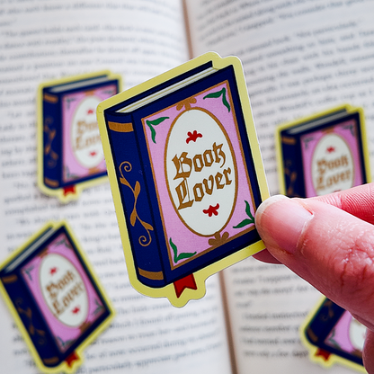Medieval Book Lover Bookish Kindle Sticker