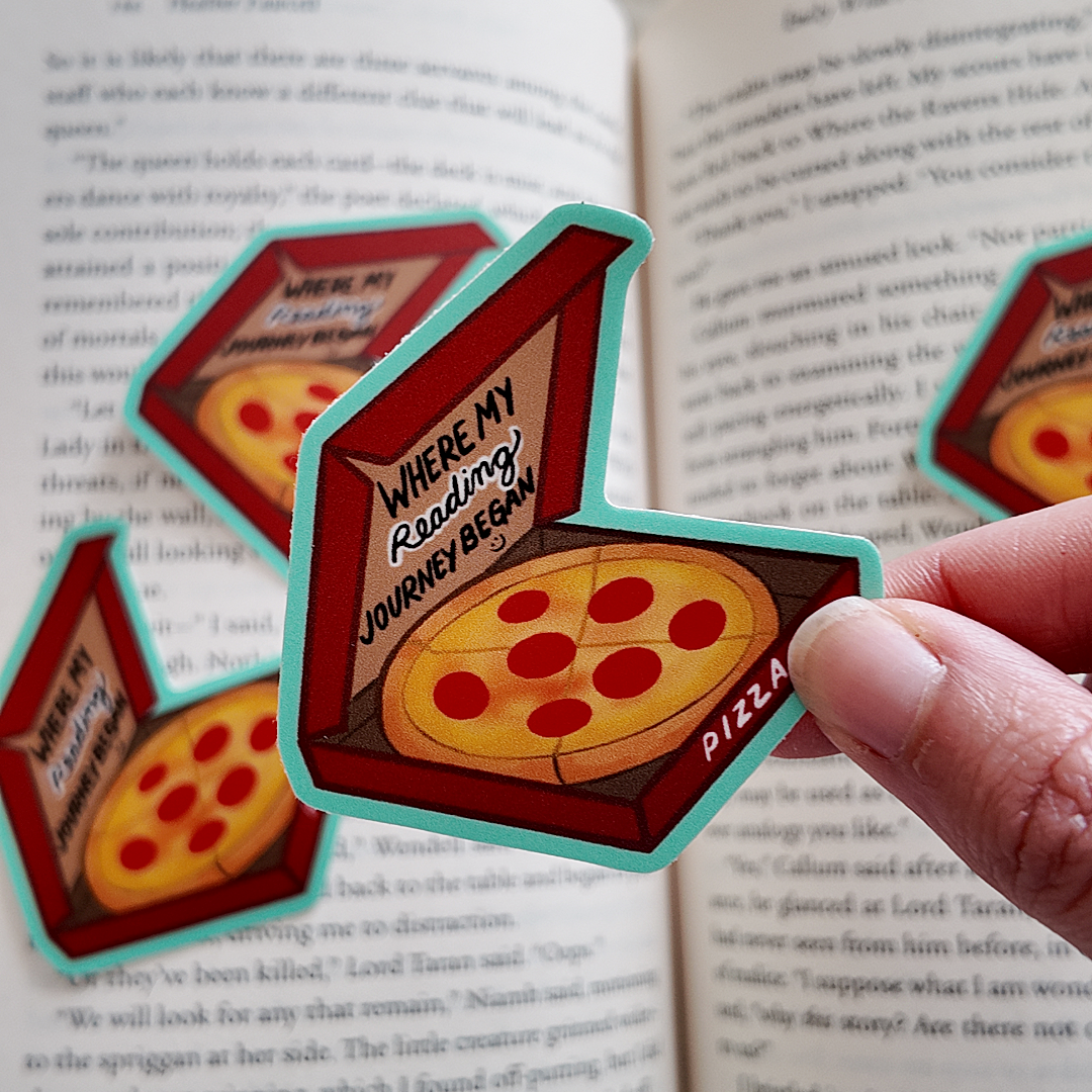 Early 2000's Reading Challenge Bookish Kindle Sticker
