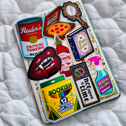 Reading Slump Remover Spray Bookish Kindle Sticker