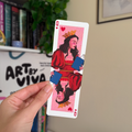 Queen of Books Soft Matte Bookmark