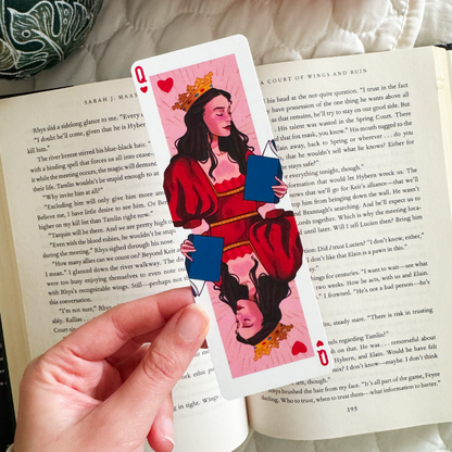 Queen of Books Soft Matte Bookmark