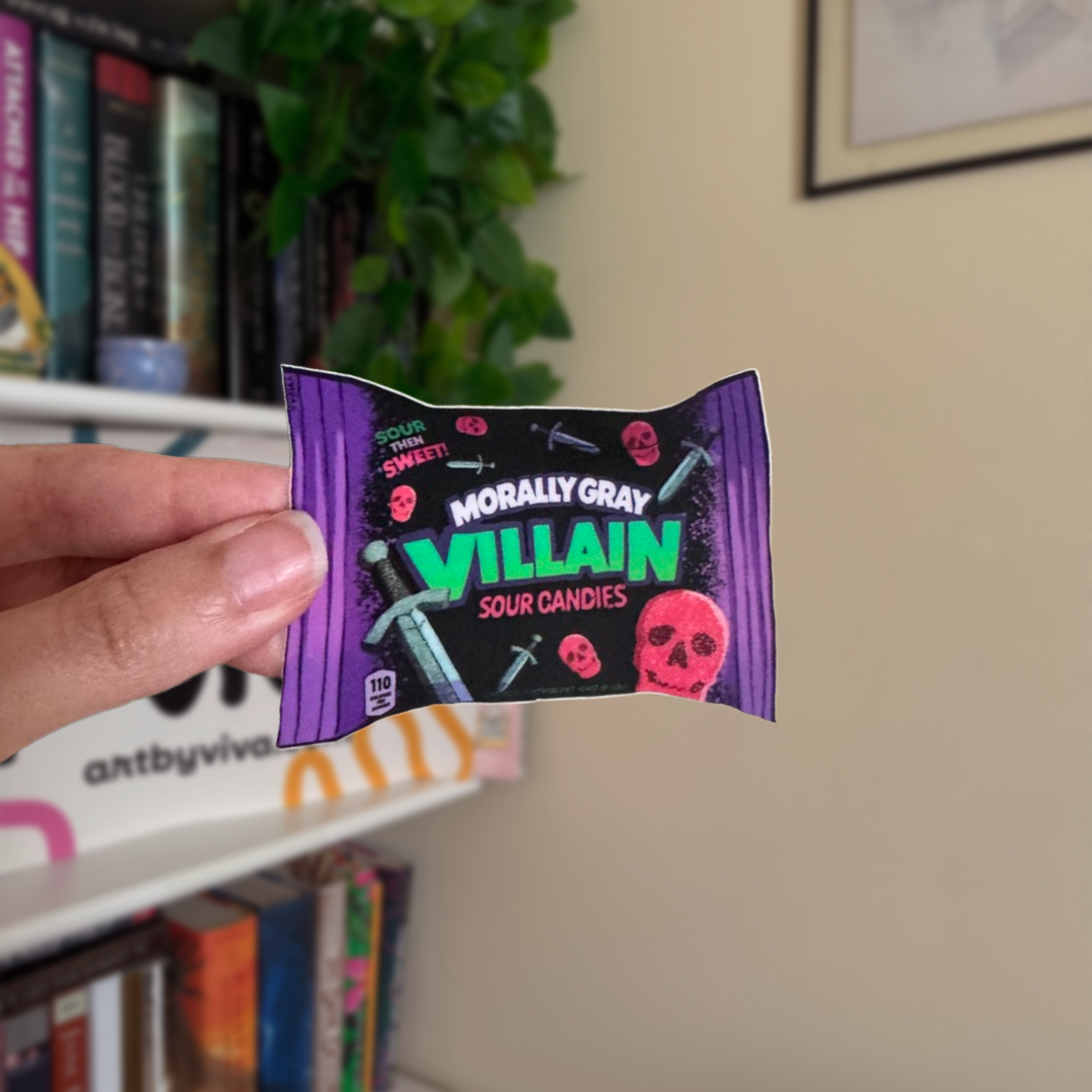 Morally Gray Villain Candy - Soft Matte Kindle Sticker for Villain Lovers