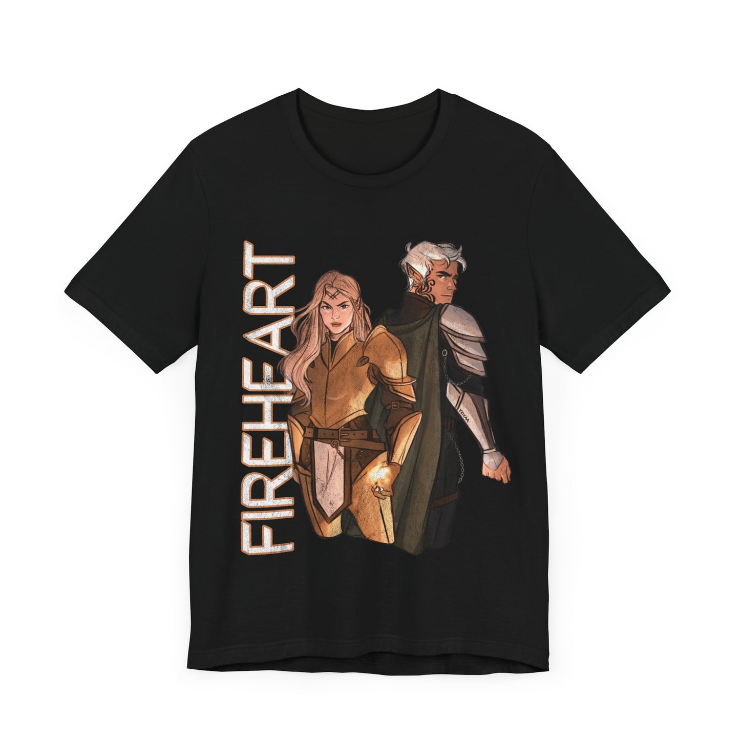 Throne of Glass Graphic T-Shirt | Aelin and Rowan | Fireheart | Sarah J Maas Officially Licensed Shirt | Bookish Merch