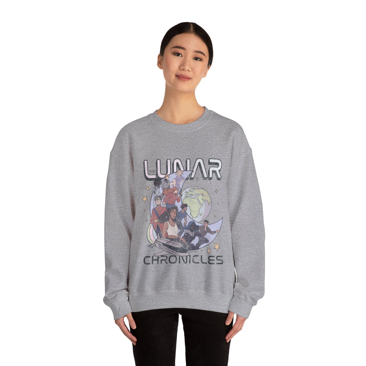 The Lunar Chronicles - Heavy Blend Crewneck Sweatshirt