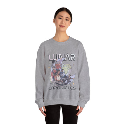The Lunar Chronicles - Heavy Blend Crewneck Sweatshirt