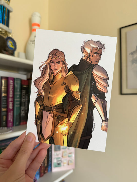 Aelin and Rowan Art Print