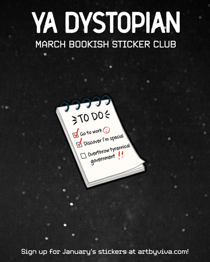 The Bi-Monthly Bookish Sticker Club