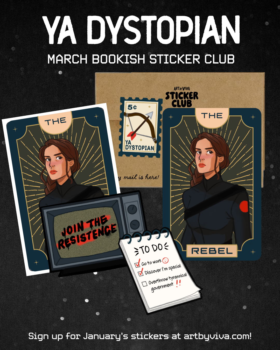 The Bi-Monthly Bookish Sticker Club